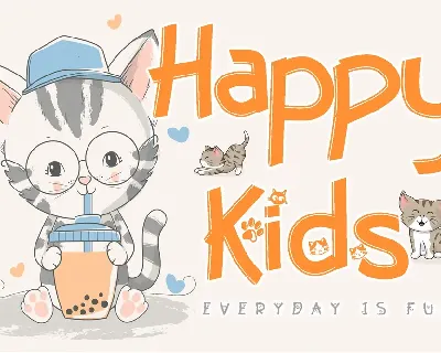 Happy Kids font