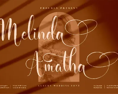 Melinda Amatha font