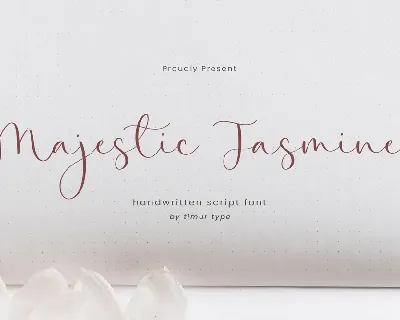 Majestic Jasmine font