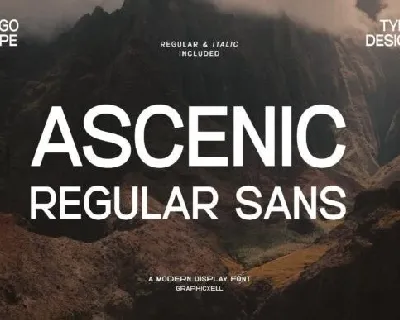 Ascenic font