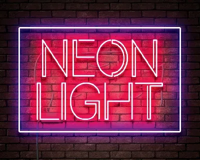 Neon Light font