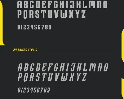 Mathison Typeface font