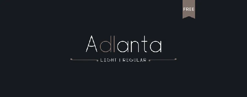 Adlanta font