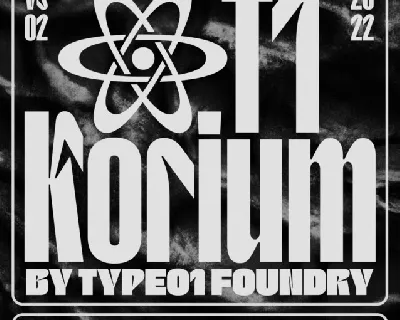 T1 Korium Family font