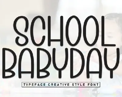 School Babyday Display font