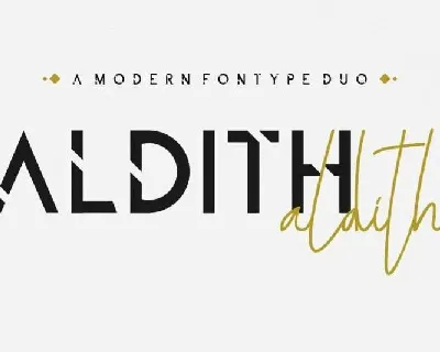 Aldith Duo Free font