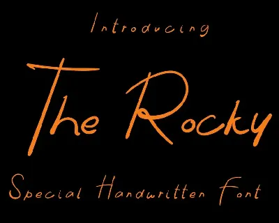 The Rocky font