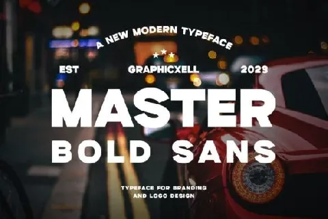 Master Bold font