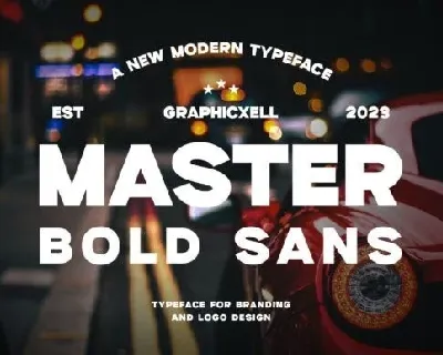 Master Bold font