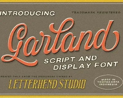 The Garland font