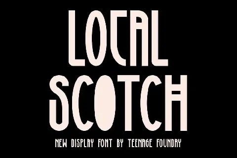 Local Scotch font