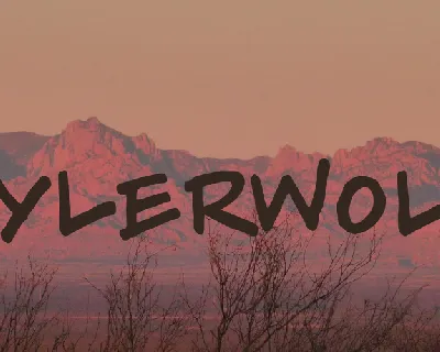 Tylerwolf font