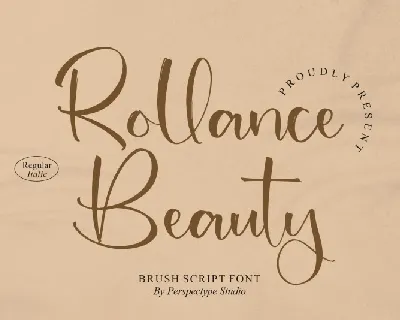 Rollance Beauty font