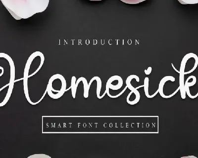 Homesick Script font