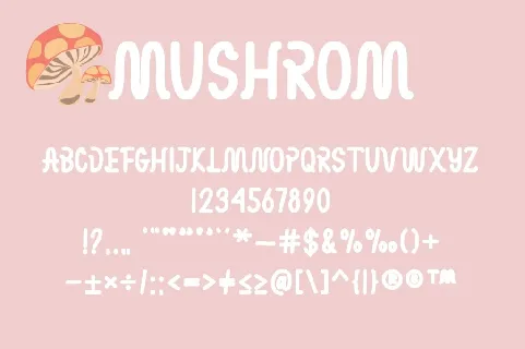 MUSHROM SANS font