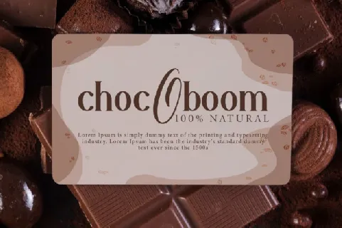 Natural Choco font