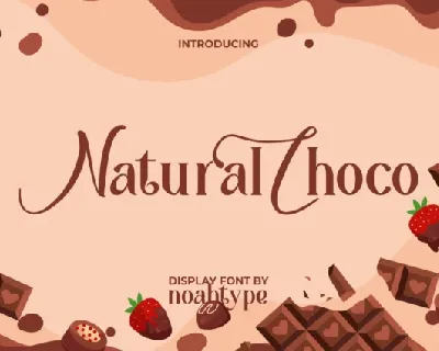 Natural Choco font