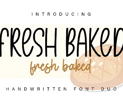 Fresh Baked font