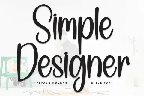 Simple Designer Display font