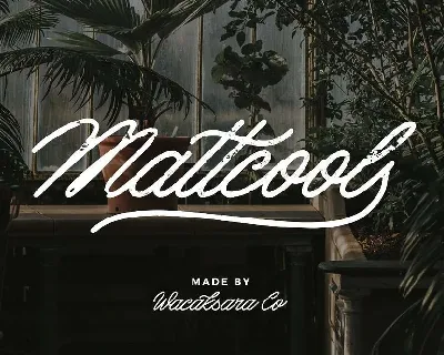 Mattcool font