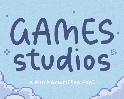 Games Studios font