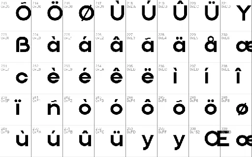 BORELA font