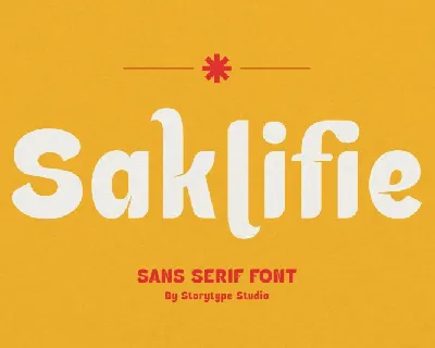 Saklifie font