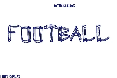 Football font