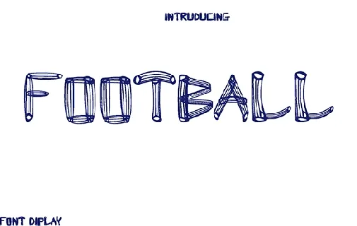 Football font