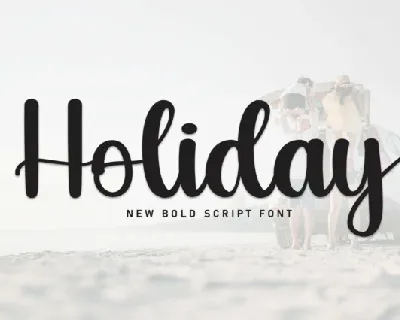 Holiday Script font