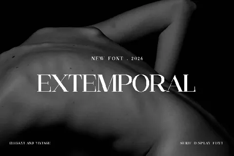 extemporal font