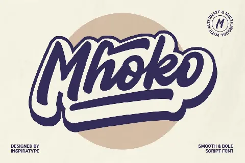 Mhoko FREE font