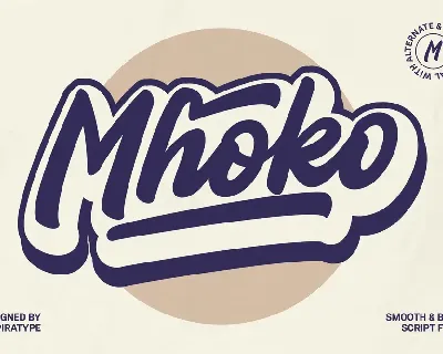 Mhoko FREE font