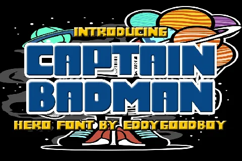 Captain Badman font