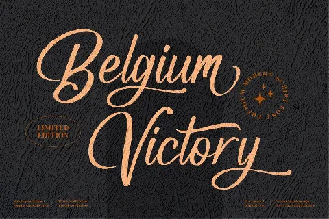 Belgium Victory font