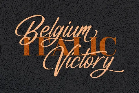 Belgium Victory font