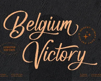 Belgium Victory font