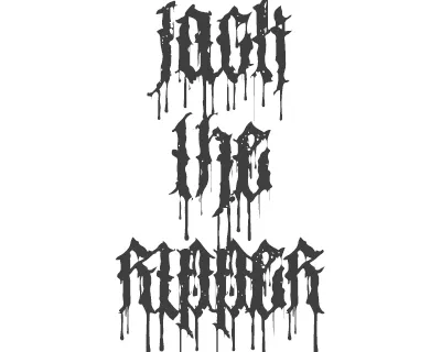 Jack the Ripper font