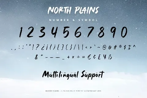 North Plains font