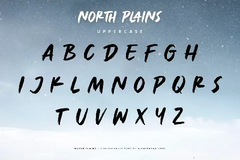 North Plains font