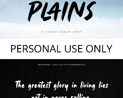 North Plains font