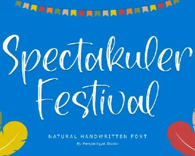 Spectakuler Festival font