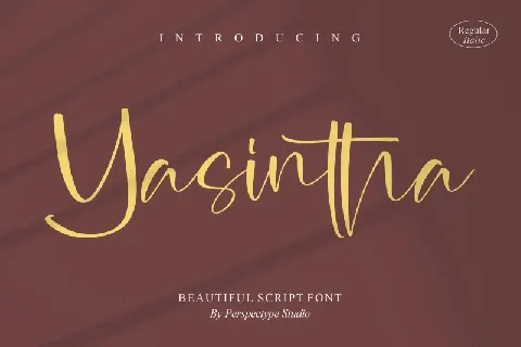 Yasintha font