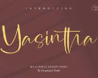 Yasintha font