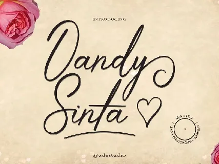 Dandy Sinta font