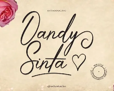 Dandy Sinta font