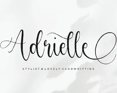 Adrielle font