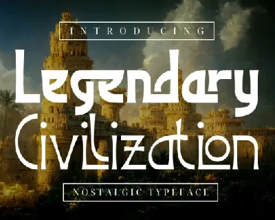 Legendary Civilization font