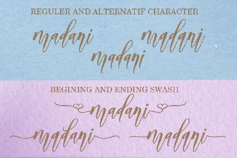 Madani Script font