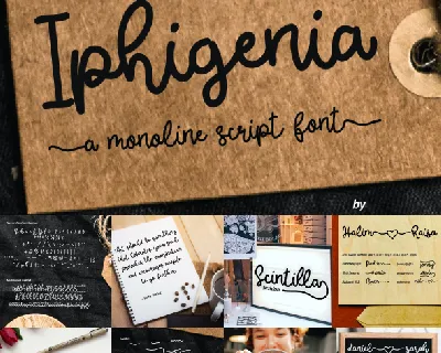 Iphigenia-free font